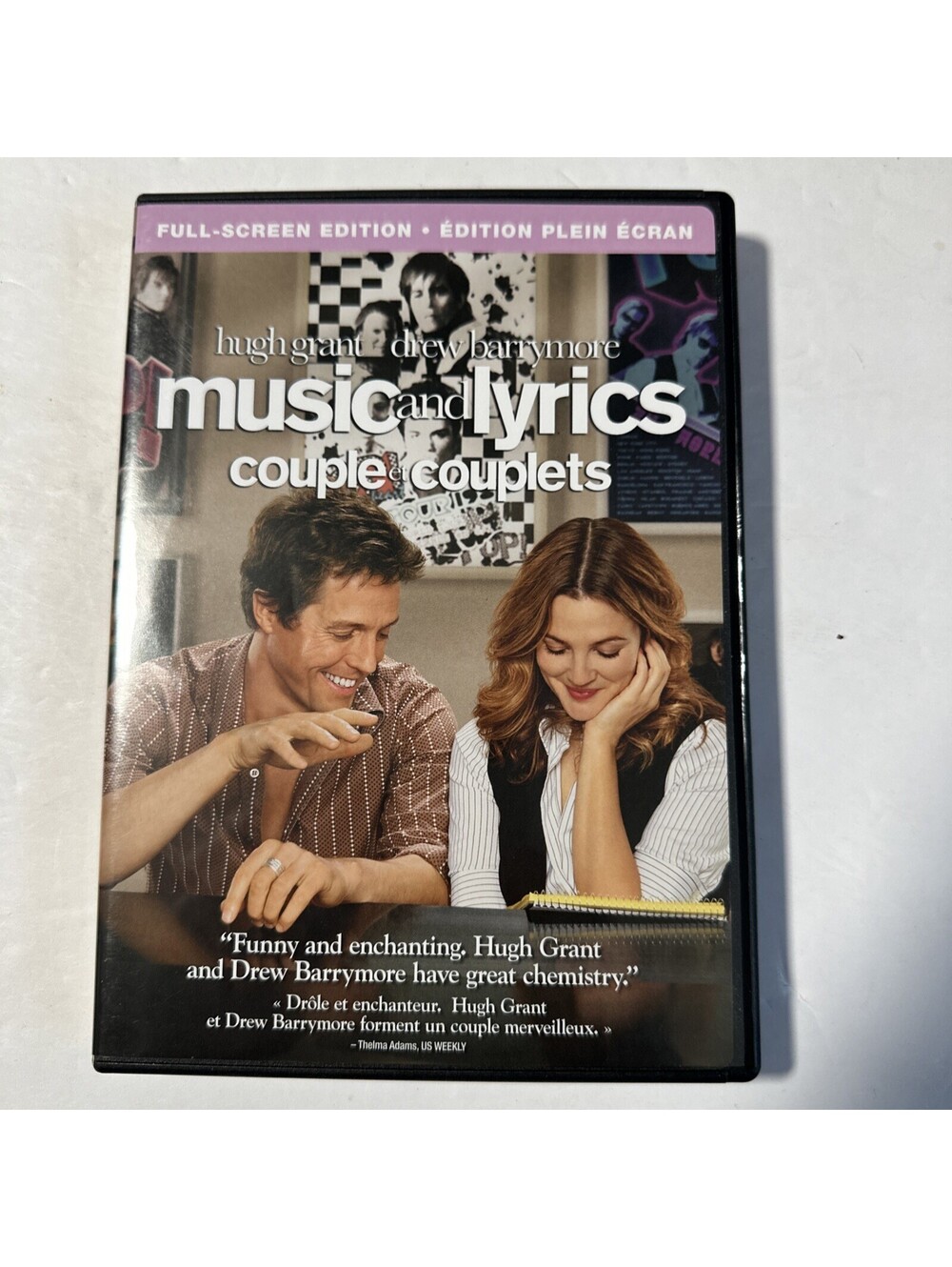 Music and Lyrics (Full Screen) (2007) (DVD) New, Drew Barrymore, Hugh Grant